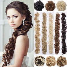 Used, Messy Bun Hair Piece Wrap on Updo Scrunchie Hair Extension Long as Human hair US for sale  Shipping to South Africa