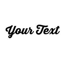 YOUR TEXT Vinyl Decal Sticker Car Window CUSTOM NAME Personalized Lettering, used for sale  Canada