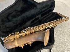 1934 Conn 10m sax/saxofone tenor, almofadas recentes completas, latão nu, toca muito bem! comprar usado  Enviando para Brazil