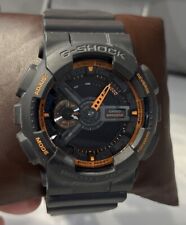Relógio Casio G SHOCK 5146 GA-110TS- Preto/Laranja Precisa de Bateria, usado comprar usado  Enviando para Brazil