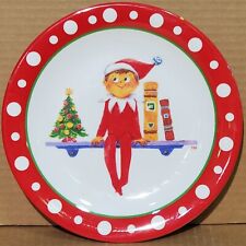 Usado, Plato de melamina 2012 Pottery Barn Kids One Elf on the Shelf segunda mano  Embacar hacia Argentina