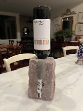 Funky Rock Designs Granite Stone Dispenser Bottle Liquor Wine USA Man cave Bar for sale  Shipping to South Africa
