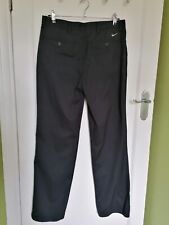 Black Nike Golf Trousers. Size medium. 32" waist. 31" Leg. Vgc for sale  PRESTON