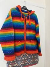 Rainbow hooded cardigan for sale  TAVISTOCK