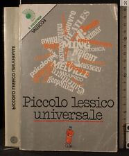 Piccolo lessico universale. usato  Ariccia