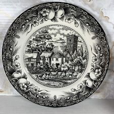Vtg Royal Stafford Herdsman Pattern Earthernware Made in England Dinner Plate for sale  Shipping to South Africa