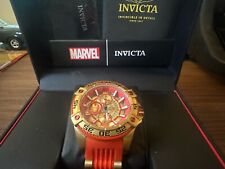 Reloj INVICTA Marvel Iron Man Tony Stark Ltd Versión Rara #Atrás Completo Como Nuevo segunda mano  Embacar hacia Argentina