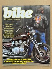 Bike magazine july for sale  COLCHESTER