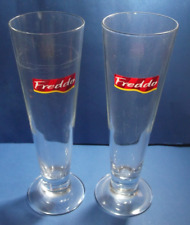 2 x NESTLE NESCAFE FREDDO CAPPUCCINO COFFEE GREEK GREECE ADVERTISIGN GLASSES !!! for sale  Shipping to South Africa