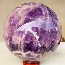 1154 g Fantasía Natural Amatista Cuarzo Cristal Esfera Mineral Curación K864 segunda mano  Embacar hacia Mexico