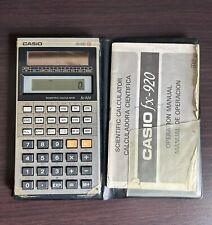 Casio 920 scientific for sale  TAUNTON