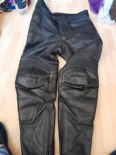 Motorcycle black leather for sale  LEEDS