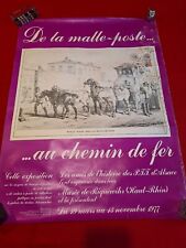 Antique poster ptt d'occasion  Expédié en Belgium