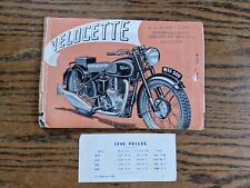 Original 1947 velocette for sale  WATERLOOVILLE