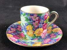 GOOD VINTAGE ROYAL WINTON JULIA CHINTZ COFFEE CUP AND SAUCER. #3. ~ C1940. for sale  GLASGOW