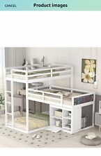 bed twin bunk triple wood for sale  Fallon