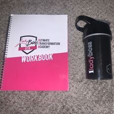 LadyBoss Lady Boss Exercise Workout Weight Loss Protein Shaker Bottle & Book for sale  Shipping to South Africa