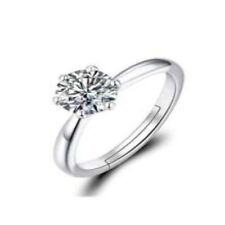 Adjustable silver engagement d'occasion  Fay-aux-Loges