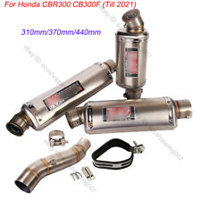 Para Honda CBR300 CB300F tubo de escape modificado link médio 51mm silenciador pontas escape comprar usado  Enviando para Brazil