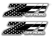2x Z71 fits Chevy Truck 4x4 Off Road USA Flag Silverado 1500 Sticker Vinyl Decal for sale  Shipping to Canada