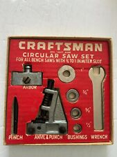 Juego de herramientas de sierra circular vintage Craftsman 9-3530 segunda mano  Embacar hacia Argentina