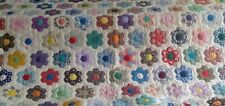 Antique hexagon quilt for sale  Eidson