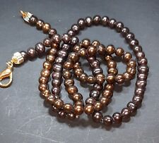 Collana perle nere usato  Latina