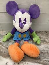 "Peluche de neón púrpura multicolor de 16" de los parques Mickey Mouse de Disney" segunda mano  Embacar hacia Argentina