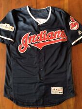 Camiseta masculina 2017 pós temporada Cleveland Indians COREY KLUBER COSTURADA P CHEFE WAHOO comprar usado  Enviando para Brazil