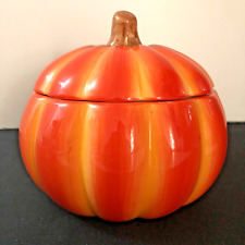 Orange ceramic pumpkin for sale  Lemon Grove