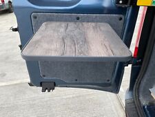 Barn Door Folding Table, 400mmx400mm with Brackets, Campervan Worktop Extension, used for sale  Shipping to South Africa