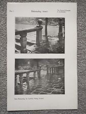 Stone Balustrading at the Guildhall, Stirling - Antique Print - 1907 for sale  Shipping to South Africa
