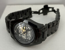 Relógio Emporio Armani mostrador esqueleto cerâmica preta - Automático - Usado comprar usado  Enviando para Brazil