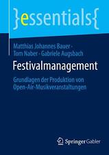 Festivalmanagement grundlagen  gebraucht kaufen  Bayreuth
