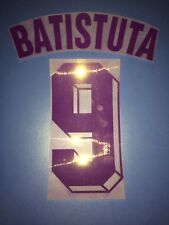 Fiorentina kit Batistuta flock Nameset maglia calcio fila usato  Milano