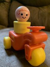 Figura Fisher Price Jumbo Little People 1974 y triciclo rojo vintage segunda mano  Embacar hacia Mexico