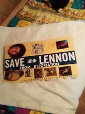 Beatles-SALVA JOHN LENNON DE LA DEPORTACIÓN 1970 PEGATINA DE PARACHOQUES + PERIÓDICOS, usado segunda mano  Embacar hacia Argentina