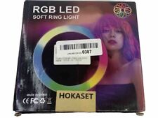 Anel de luz macio branco/RGB de 6 pol. com controle remoto por Hokaset caixa aberta testada, usado comprar usado  Enviando para Brazil