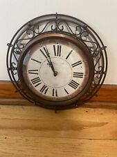 wrought iron wall clock for sale  Waynesboro