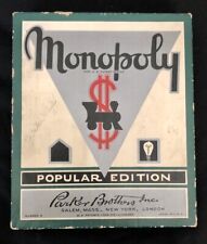 Vintage 1935 monopoly for sale  Barrington