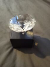 Diamond crystal paperweight for sale  WARWICK