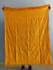 Cobertor decorativo indiano tingido à mão reversível algodão sofá laranja comprar usado  Enviando para Brazil