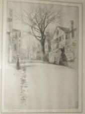 original boston scene etching for sale  Portland