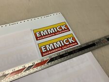 Emmick decal small for sale  Oroville
