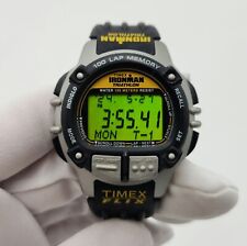 Reloj digital de cuarzo Timex Ironman Triathlon Flix 100 Lap Memory Jocko, usado segunda mano  Embacar hacia Argentina