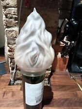 Antique glass flame for sale  LONDON