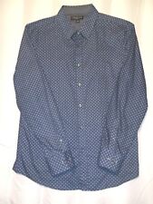 Usado, Camisa masculina London Fog botão para cima tamanho grande azul floral slim fit manga longa  comprar usado  Enviando para Brazil
