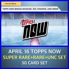 APRIL 16 2024 TOPPS NOW SUPER+RARE+UNC 30 CARD SET-TOPPS NHL SKATE DIGITAL for sale  Shipping to South Africa