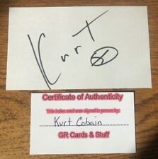 Kurt cobain autographed for sale  San Lorenzo