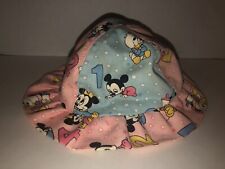 Sombrero con cubo vintage para bebés de Disney Mickey Minnie Donald Plutón margarita niño pequeño, usado segunda mano  Embacar hacia Argentina